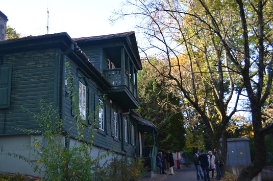 Das Museum „Grünes Haus“ mit der Ausstellung  zu Holocaust in Litauen