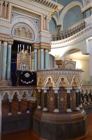 Die Innenansicht der Choral Synagoge