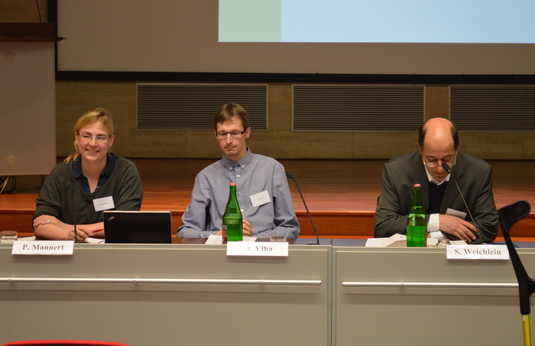 Pascale Mannert, Dr. Marek Vlha und Prof. Dr. Siegfried Weichlein