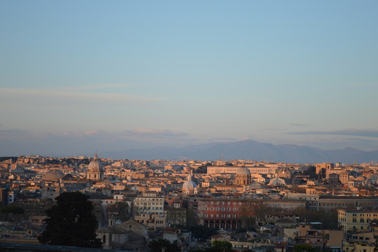 Blick auf Stadt Rom