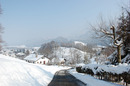 Blick auf die Berge