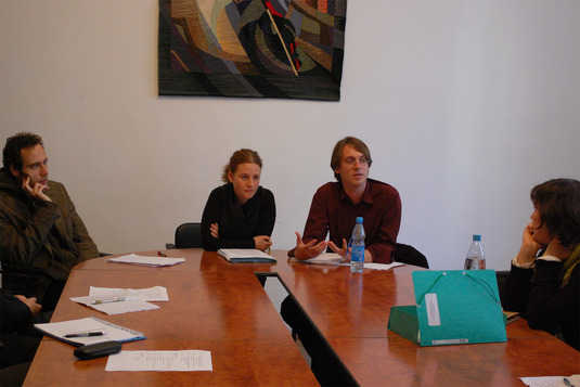 Die Präsentation zu "Zum Verstaendnis der messianischen Idee im Judentum" von Gershom Scholem durch Adam Dobeš, Martina Niedhammer und Damien Tricoire Die Präsentation zu "Zum Verstaendnis der messianischen Idee im Judentum" von Gershom Scholem durch Adam Dobeš, Martina Niedhammer und Damien Tricoire