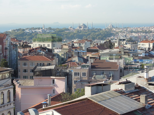 Blick von Beyoğlu nach Sultanahmet Blick von Beyoğlu nach Sultanahmet