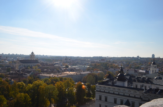 Blick auf die Stadt vom Gediminas-Turm