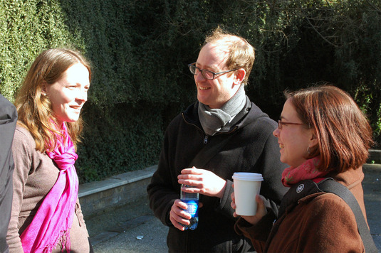 Carola Franson, Philipp Lenhard und Manina Ott