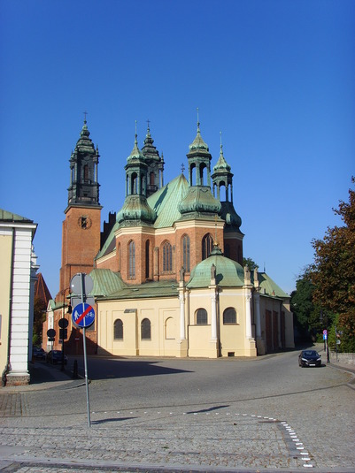 Die Kathedrale St. Peter und Paul (Domkirche) auf der Dominsel Ostrów Tumski