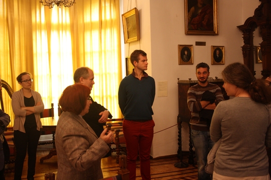 Während der Führung durch das Schloss Kórnik