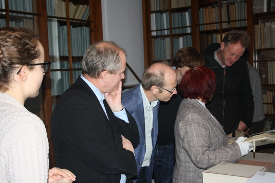 In der Bibliothek der Polnischen Akademie der Wissenschaften im Schloss Kórnik